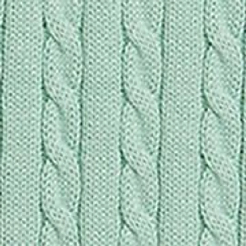 Girls 7-16 Mini-Cable Cotton Polo Sweater