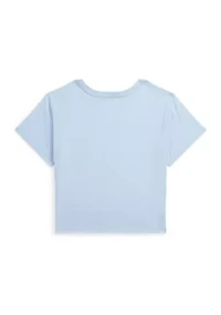 Girls 7-16 Twist Front Cotton Jersey T-Shirt