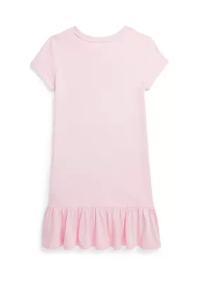 Girls 7-16 Tropical Logo Cotton Jersey T-Shirt Dress