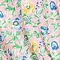 Girls 7-16 Floral Faux-Wrap Cotton Jersey Dress
