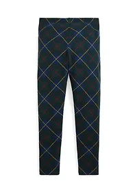 Girls 7-16 Plaid Stretch Jersey Leggings