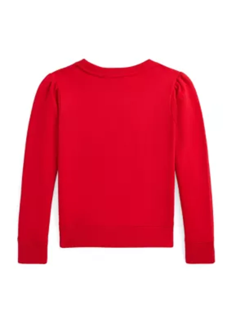 Girls 7-16 Polo Bear Fleece Sweatshirt