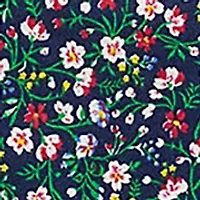 Girls 7-16 Floral Ruffled Cotton-Modal Top