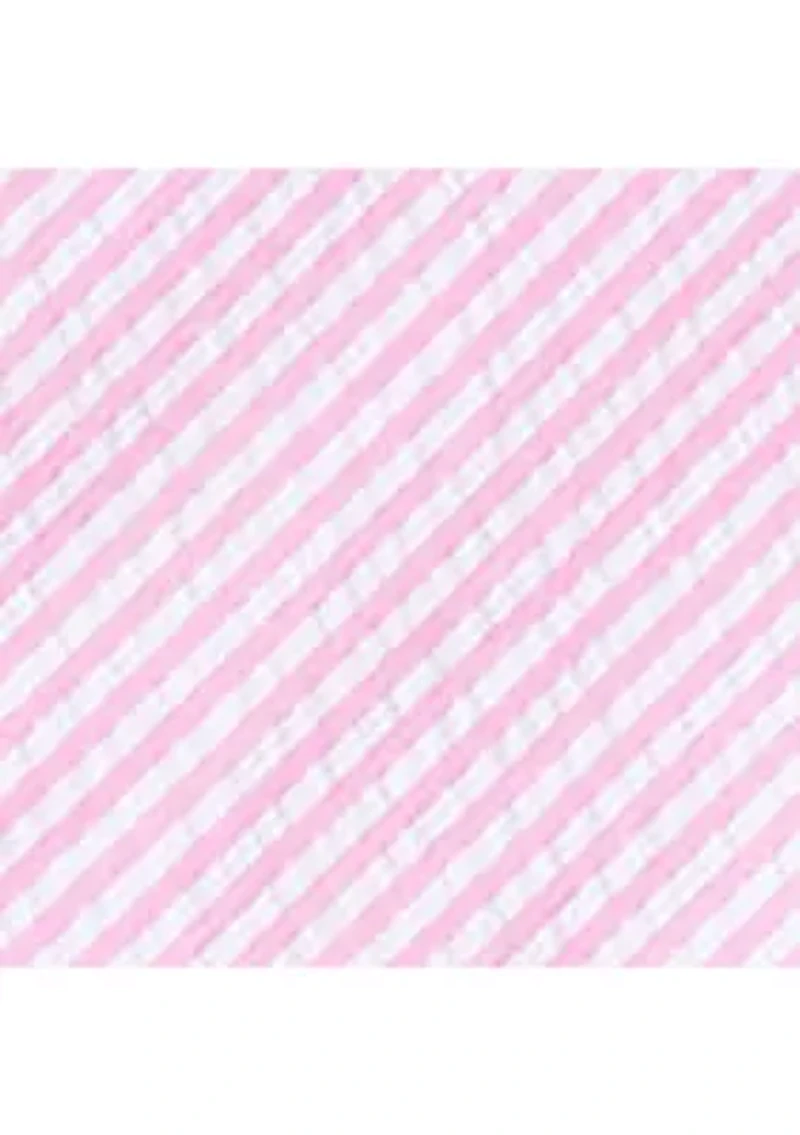 Girls 7-16 Striped Cotton Seersucker Dress