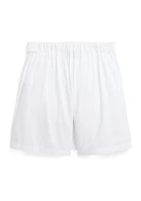 Girls 7-16 Pleated Cotton Seersucker Wrap Skort