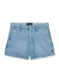Girls 7-16 Cotton Denim Shorts