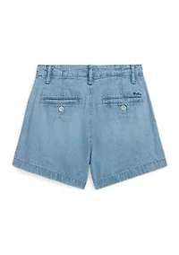 Girls 7-16 Cotton Denim Shorts