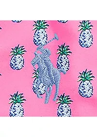 Girls 7-16 Pineapple Print Two Piece Swimsuit