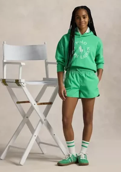 Girls 7-16 Big Pony Logo French Terry Hoodie