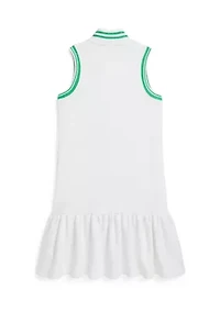 Girls 7-16 Big Pony Logo Terry Dress