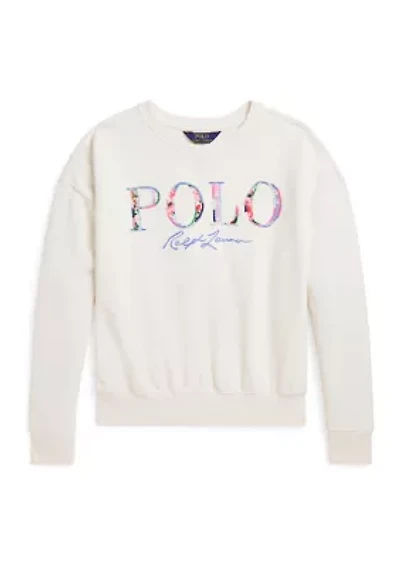 Girls 7-16 Logo Terry Boxy Sweatshirt