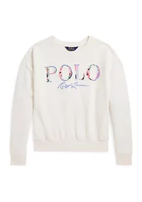 Girls 7-16 Logo Terry Boxy Sweatshirt