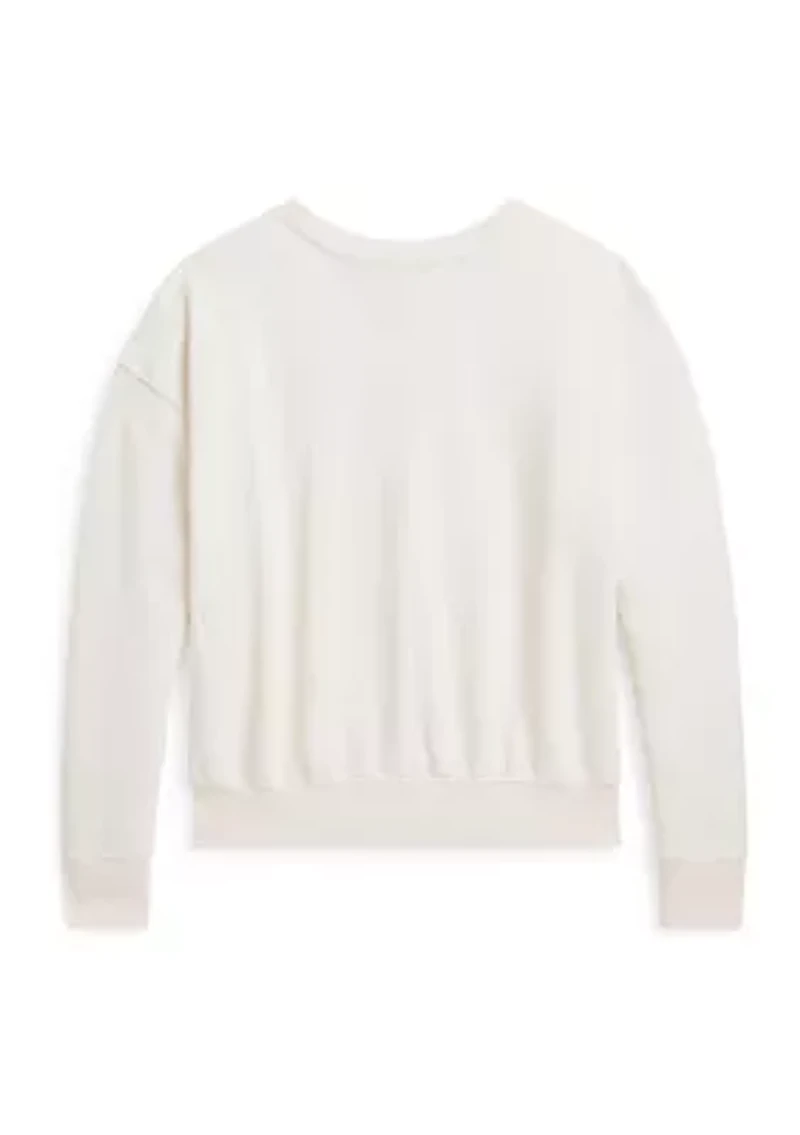 Girls 7-16 Logo Terry Boxy Sweatshirt
