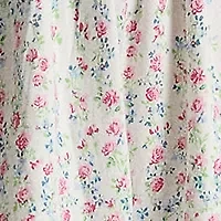 Girls 7-16 Floral Smocked Cotton Jersey Dress