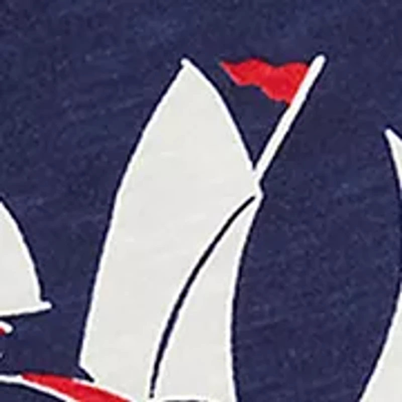 Girls 7-16 Sailboat-Print Cotton Jersey Dress