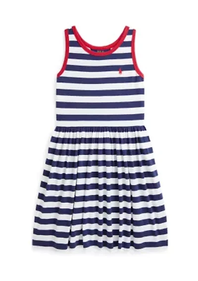 Girls 7-16 Striped Cotton Jersey Dress