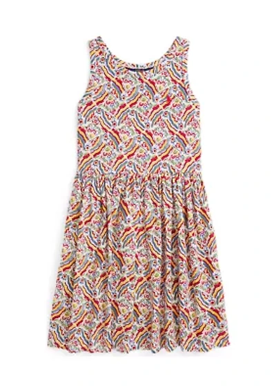 Girls 7-16 Riviera-Print Cotton Jersey Dress