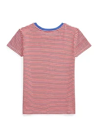 Girls 7-16 Embroidered Portofino Cotton Jersey T-Shirt