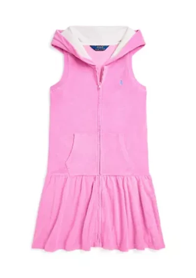 Girls 7-16 Hooded Terry Swim Coverup