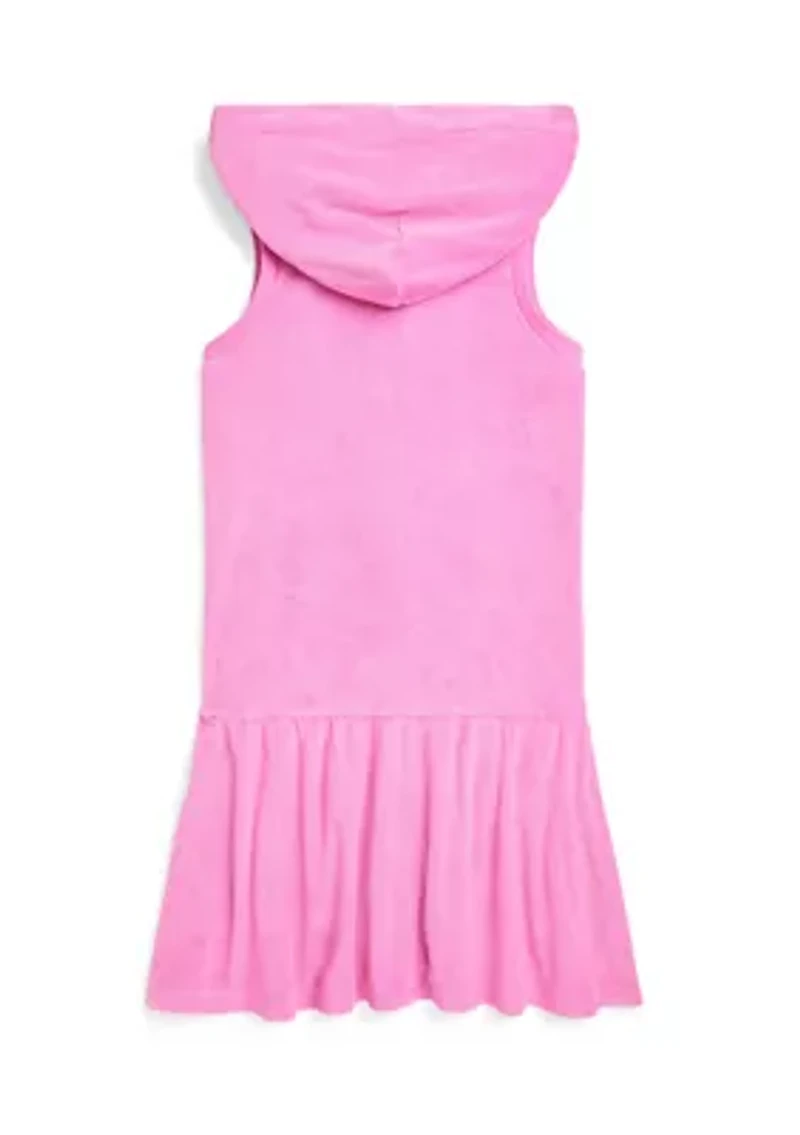 Girls 7-16 Hooded Terry Swim Coverup