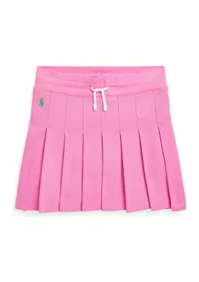 Girls 7-16 Pleated Stretch Mesh Skort