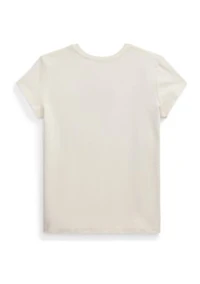 Girls 7-16 Flag-Appliqué Cotton Jersey T-Shirt