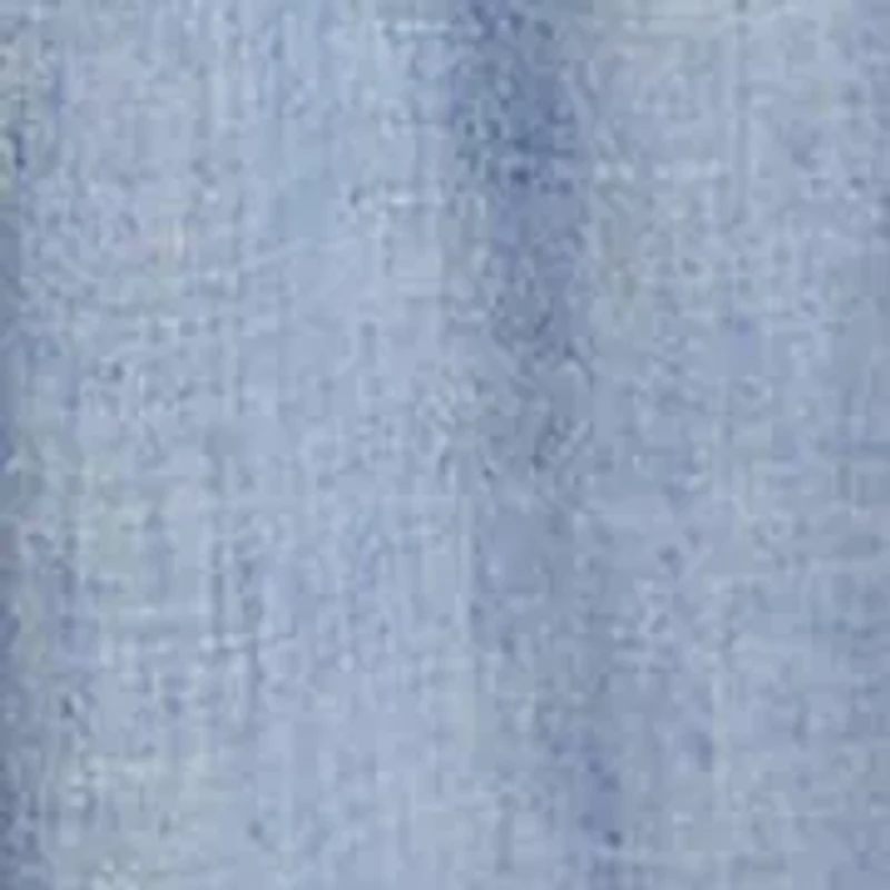 Girls 7-16 Smocked Indigo Chambray Dress