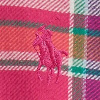 Girls 7-16 Plaid Cotton Madras Shirtdress