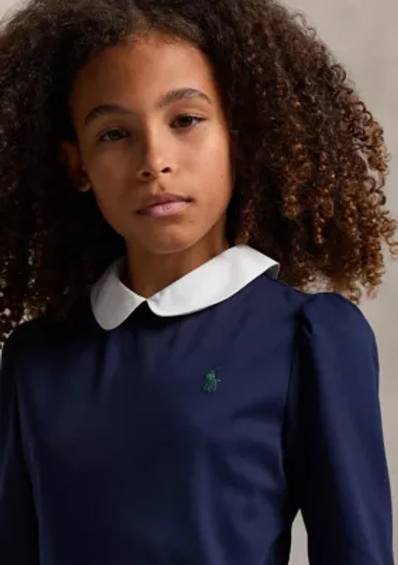 Girls 7-16 Plaid-Skirt Ponte Dress