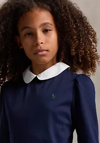 Girls 7-16 Plaid-Skirt Ponte Dress