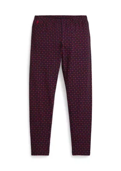 Girls 7-16 Floral Stretch Jersey Leggings