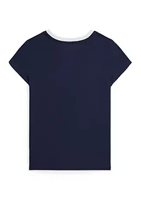 Girls 7-16 Logo Crest Cotton Jersey T-Shirt