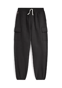 Girls 7-16 Fleece Cargo Jogger Pants