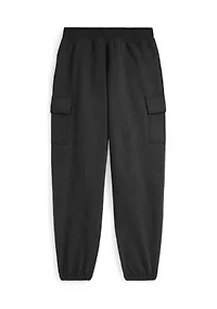 Girls 7-16 Fleece Cargo Jogger Pants