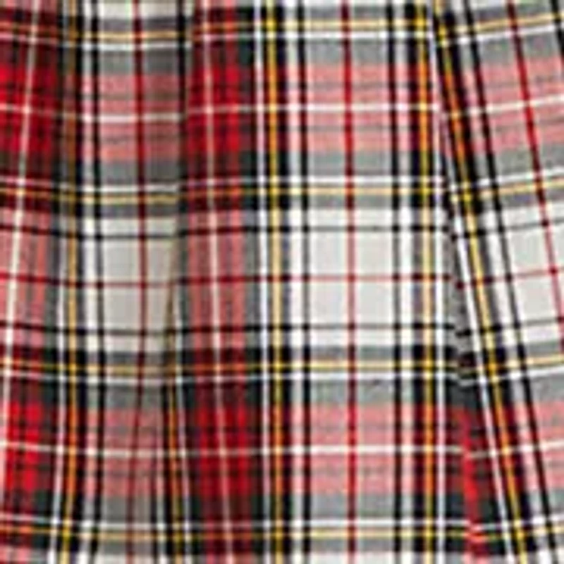 Girls 7-16 Plaid Tiered Poplin Skirt