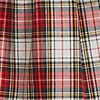 Girls 7-16 Plaid Tiered Poplin Skirt