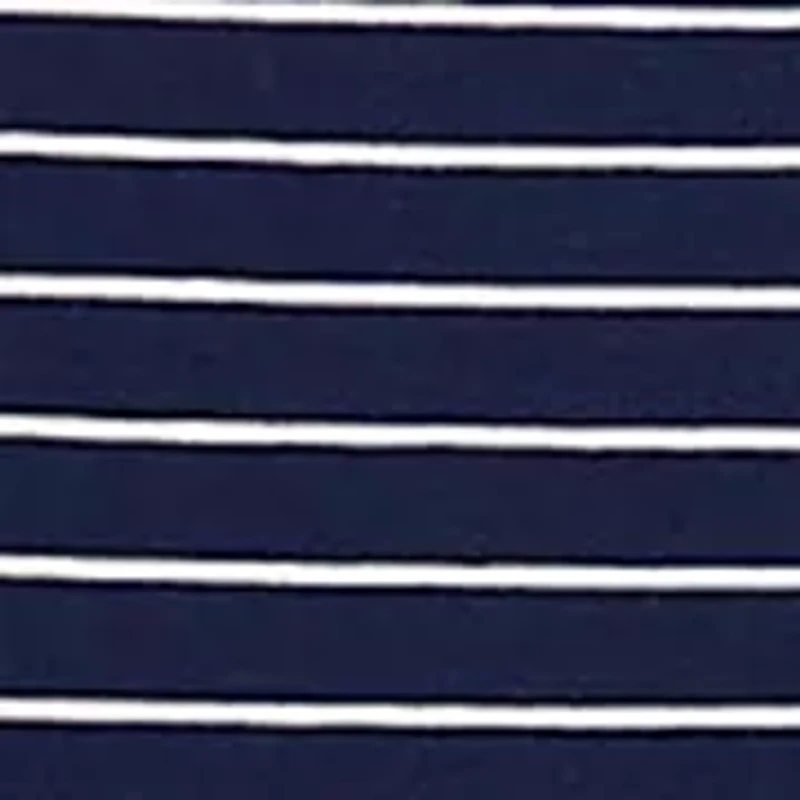 Girls 7-16 Striped Stretch Jersey Turtleneck Dress