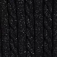 Girls 7-16 Metallic Mini-Cable Polo Sweater Dress