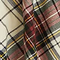 Girls 7-16 Plaid Ruffled Cotton Jersey Dress