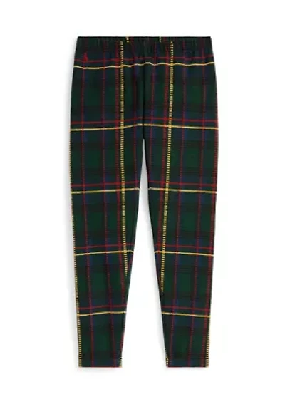 Girls 7-16 Plaid Stretch Jersey Legging