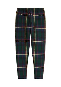 Girls 7-16 Plaid Stretch Jersey Legging