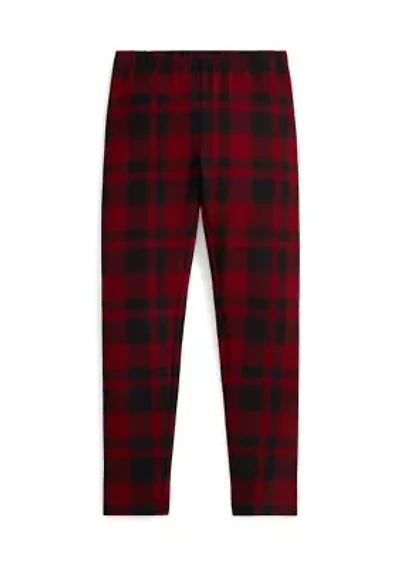 Girls 7-16 Plaid Stretch Jersey Leggings