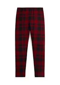Girls 7-16 Plaid Stretch Jersey Leggings