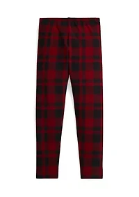 Girls 7-16 Plaid Stretch Jersey Leggings