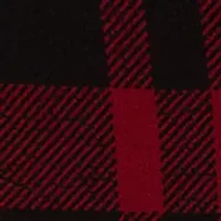 Plaid Polo Bear Fleece Sweatshirt