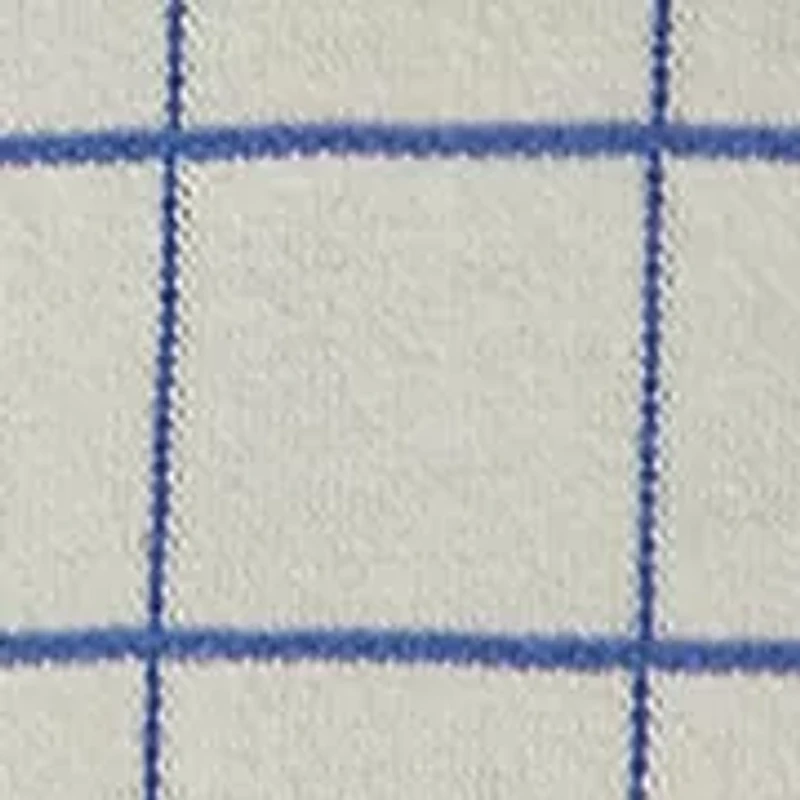 Girls 7-16 Windowpane Cotton V-Neck Cardigan