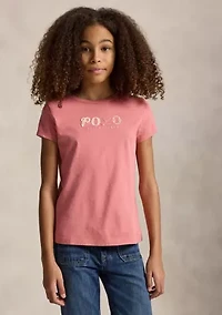 Girls 7-16 Logo Cotton Jersey Tee