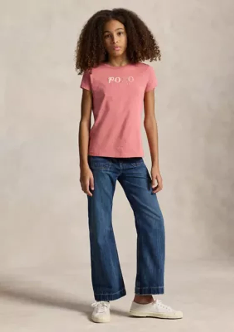 Girls 7-16 Logo Cotton Jersey Tee