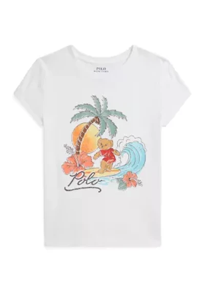 Girls 7-16 Polo Bear Cotton Jersey T-Shirt