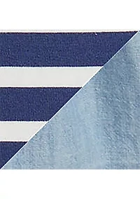 Girls 7-16 Striped Chambray-Skirt Cotton Dress